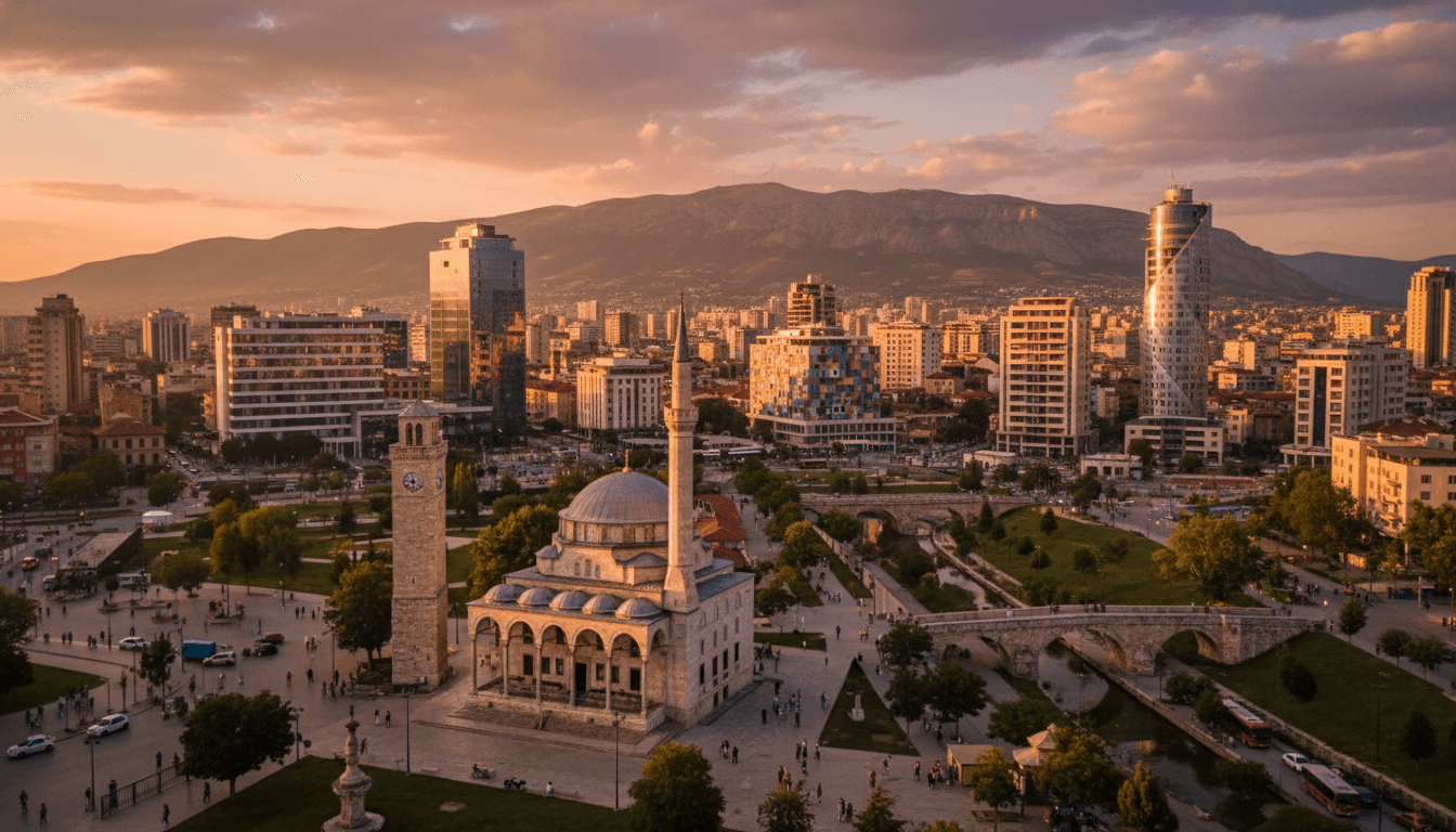 Tirana, Albania skyline featured on HijrahList