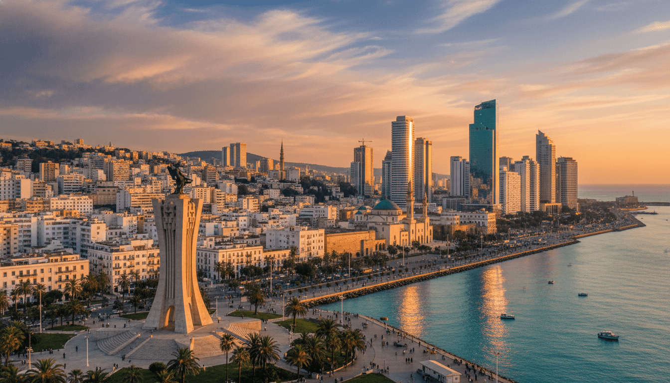 Algiers, Algeria skyline featured on HijrahList