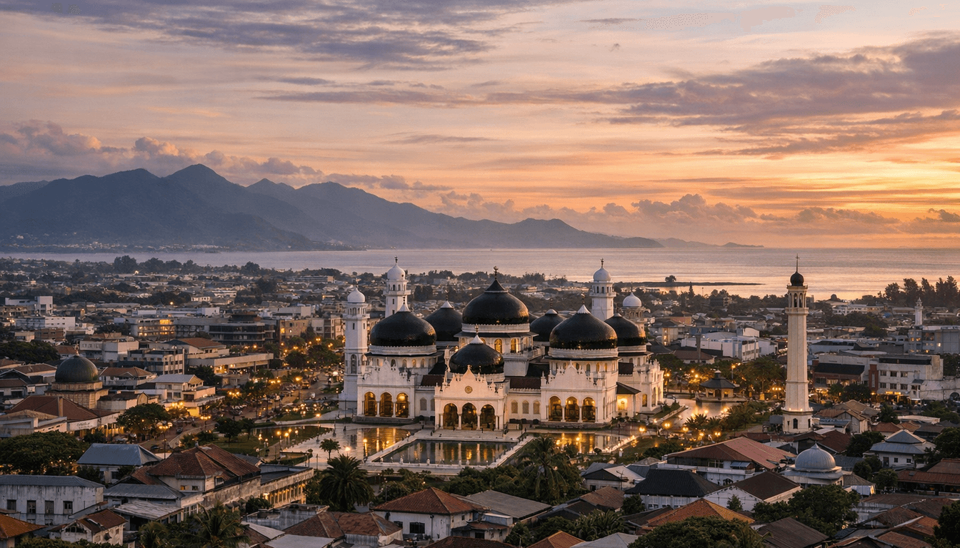 Banda Aceh, Indonesia skyline featured on HijrahList