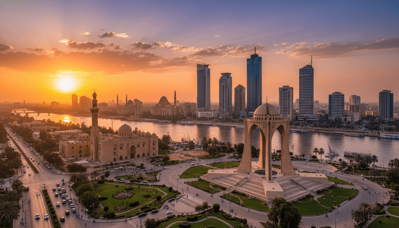 Baghdad, Iraq skyline featured on HijrahList