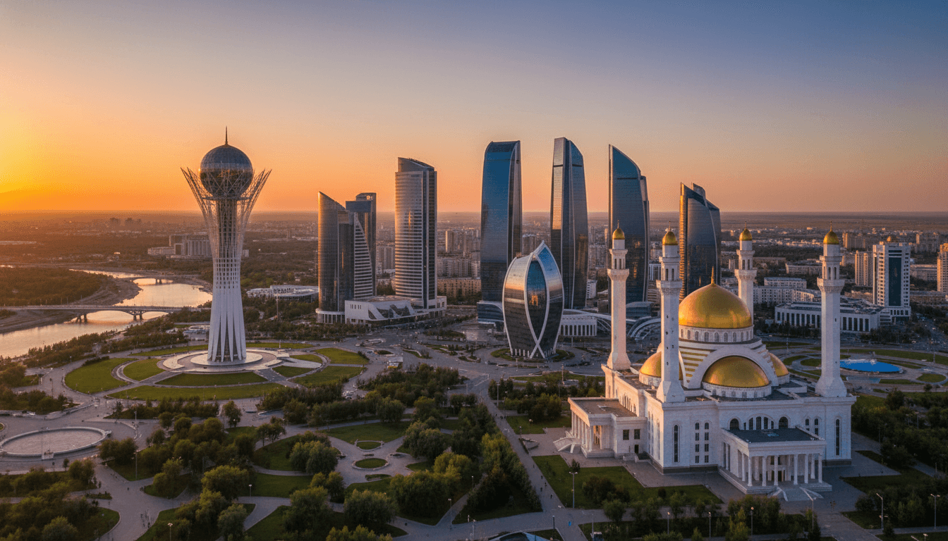 Astana, Kazakhstan skyline featured on HijrahList