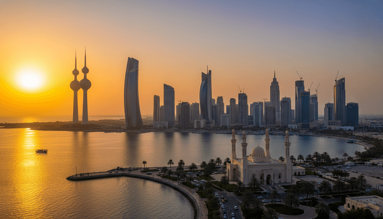 Kuwait City, Kuwait skyline featured on HijrahList
