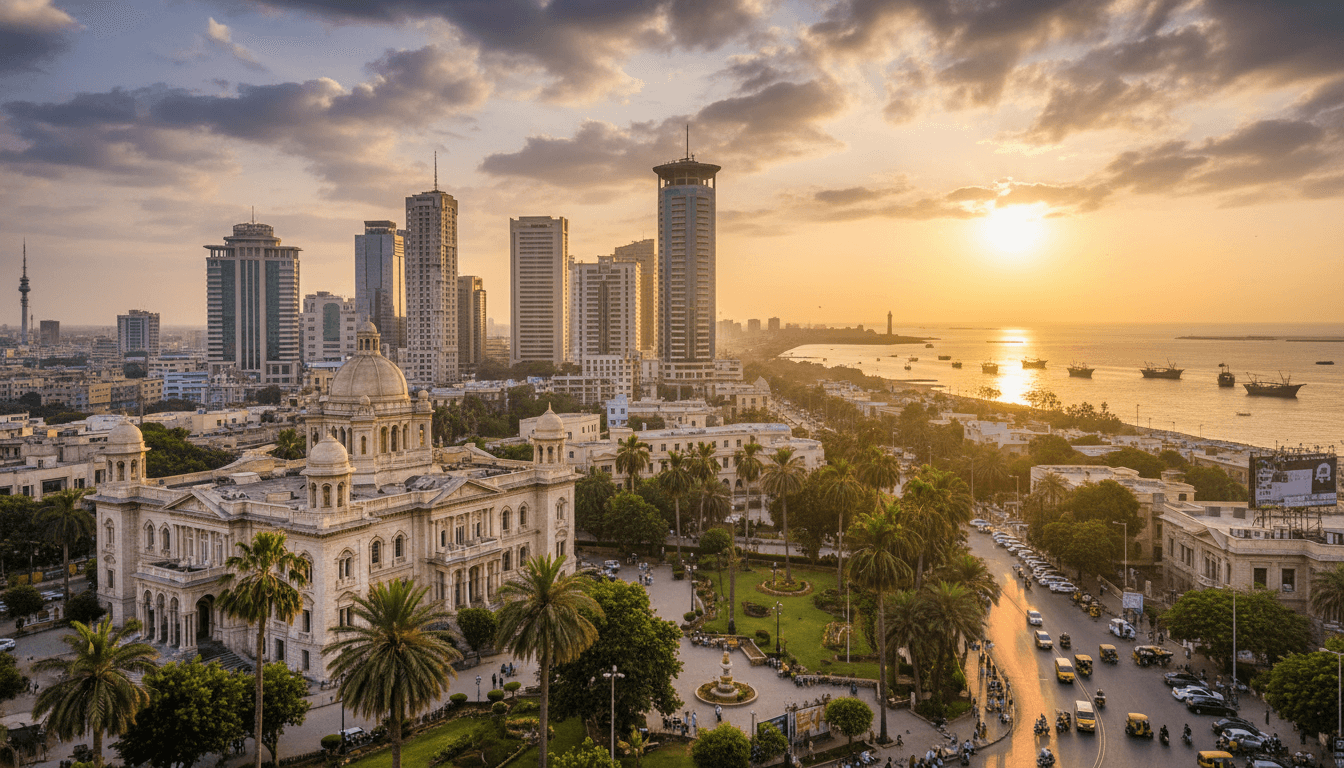 Karachi, Pakistan skyline featured on HijrahList