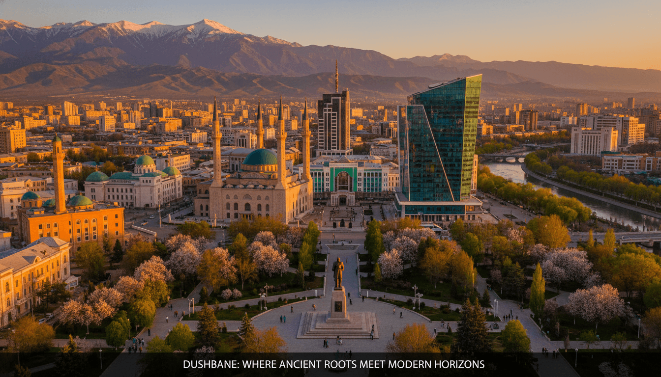Dushanbe, Tajikistan skyline featured on HijrahList