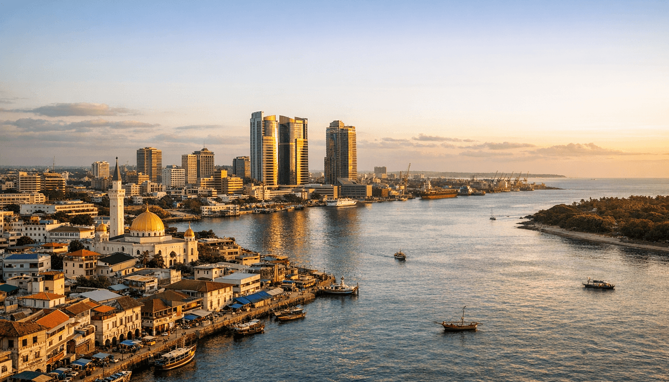 Dar es Salaam, Tanzania skyline featured on HijrahList
