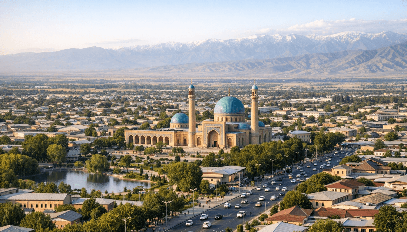 Namangan, Uzbekistan skyline featured on HijrahList