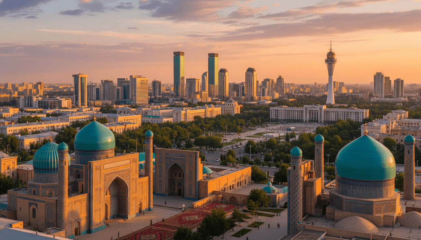 Tashkent, Uzbekistan skyline featured on HijrahList